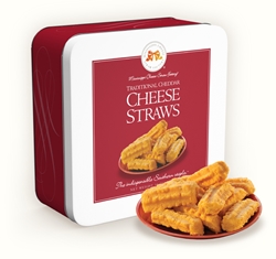Traditional Cheddar Cheese Straws 10 oz Gift Tin